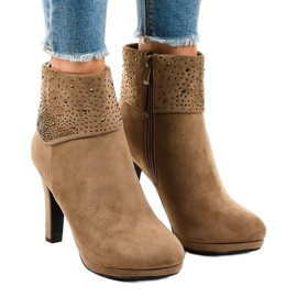 Čizme od gležnjače boje Khaki na stupu SQ15 višebojan zelena