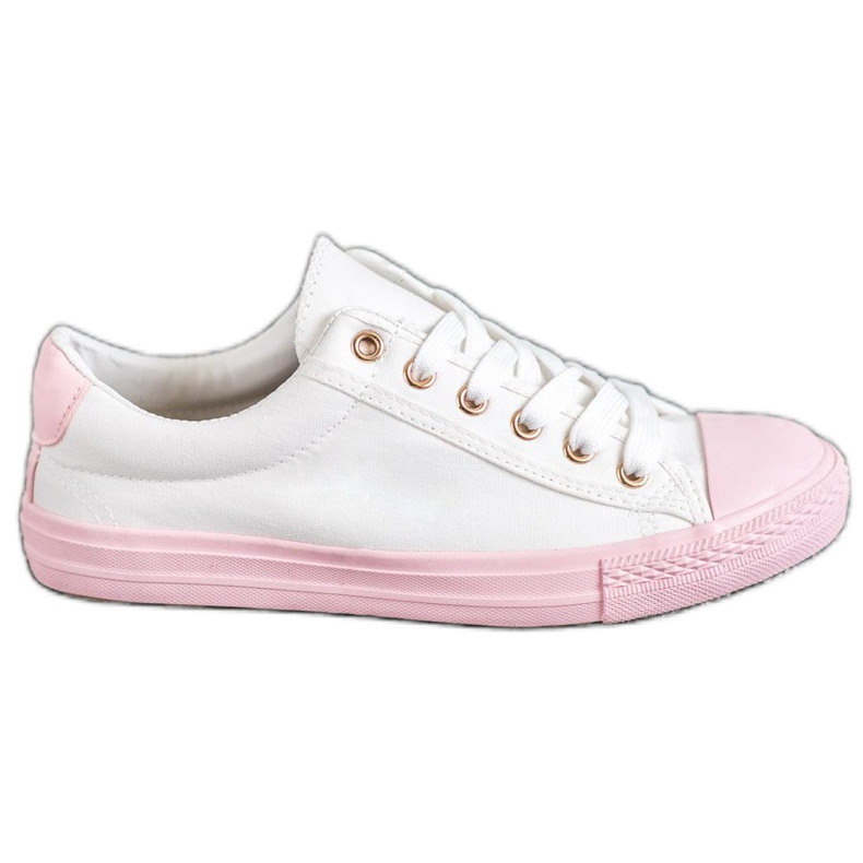 EXQUILY Šarene tenisice bijela