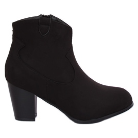 Crne kaubojske čizme F166-5 Crna