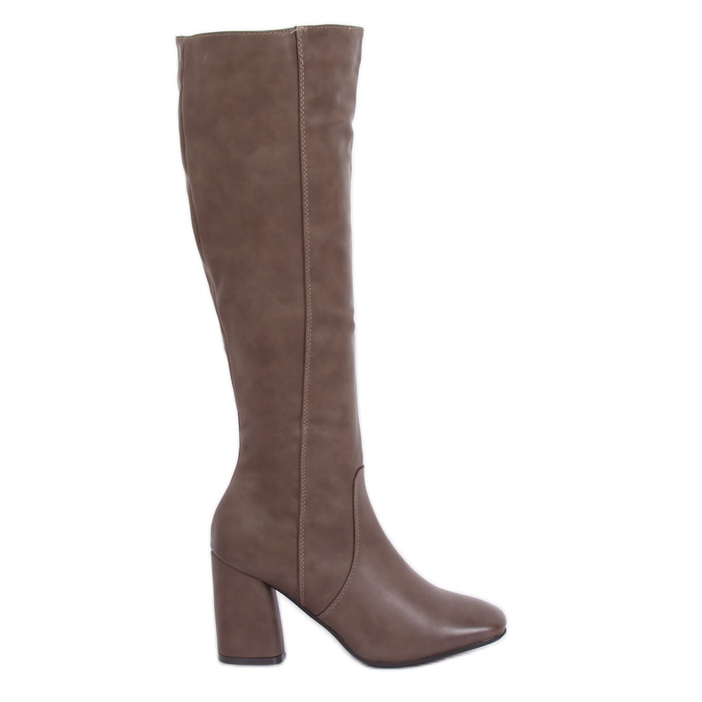 Klasična bež visoke pete 5319 Khaki