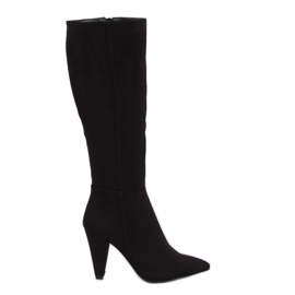 Klasične crne štikle 8677 Crna