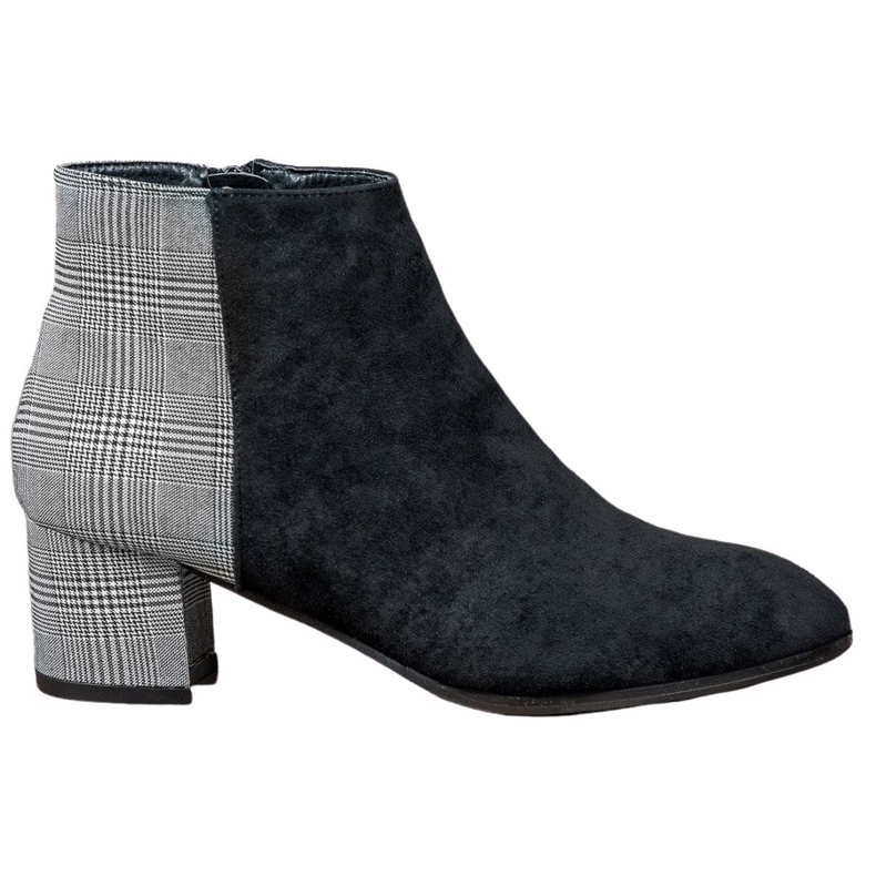 Filippo Elegantne čizme na postu crno siva