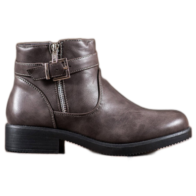 Abloom Sive čizme od eko kože siva