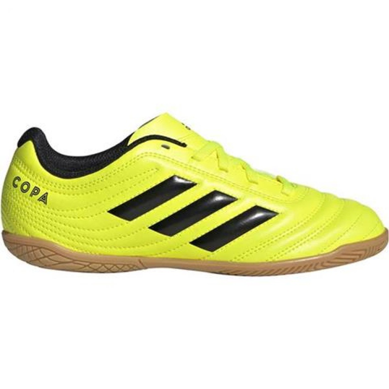 Unutarnje cipele adidas Copa 19.4 U Jr F35451 žuta boja žuta boja