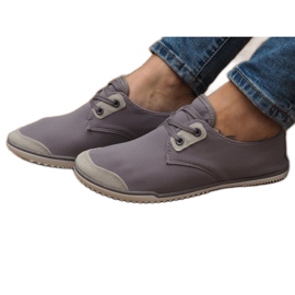 Lycra 1603 sive tenisice na vezanje siva