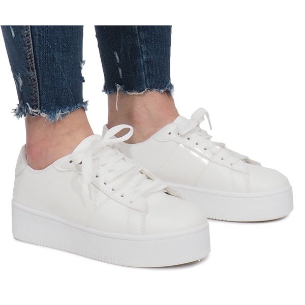 Bijele tenisice na platformi Livet De Lux bijela