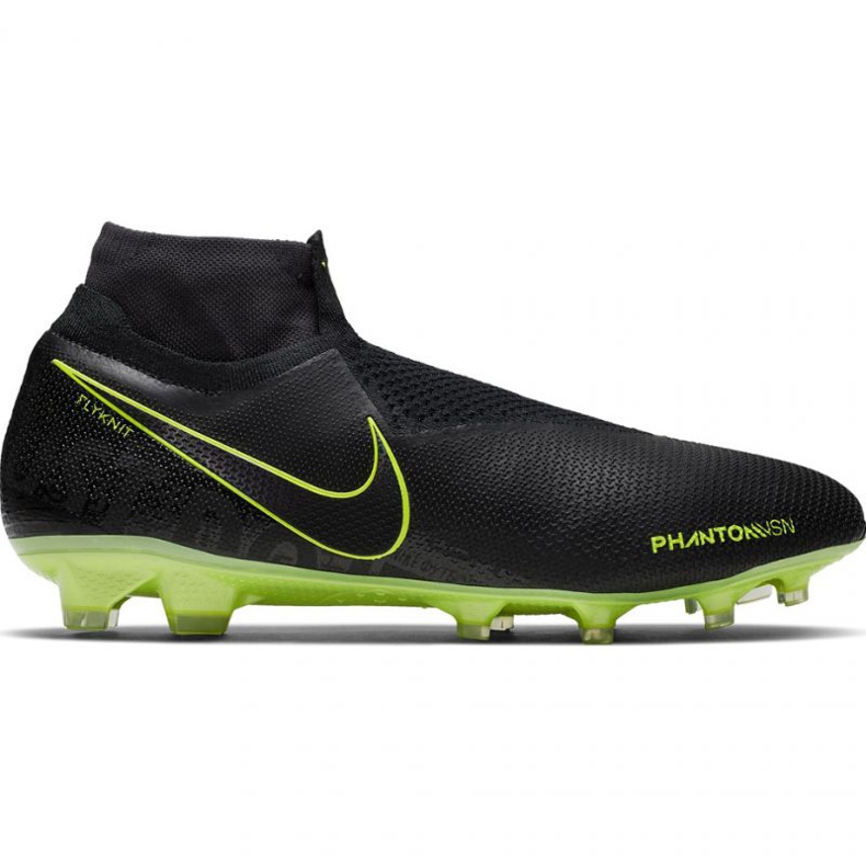 Nike Phantom Vsn Elite Df Fg M AO3262-007 nogometne cipele crno crno