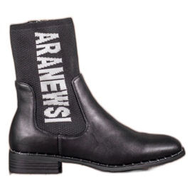 VINCEZA visoke čizme crna