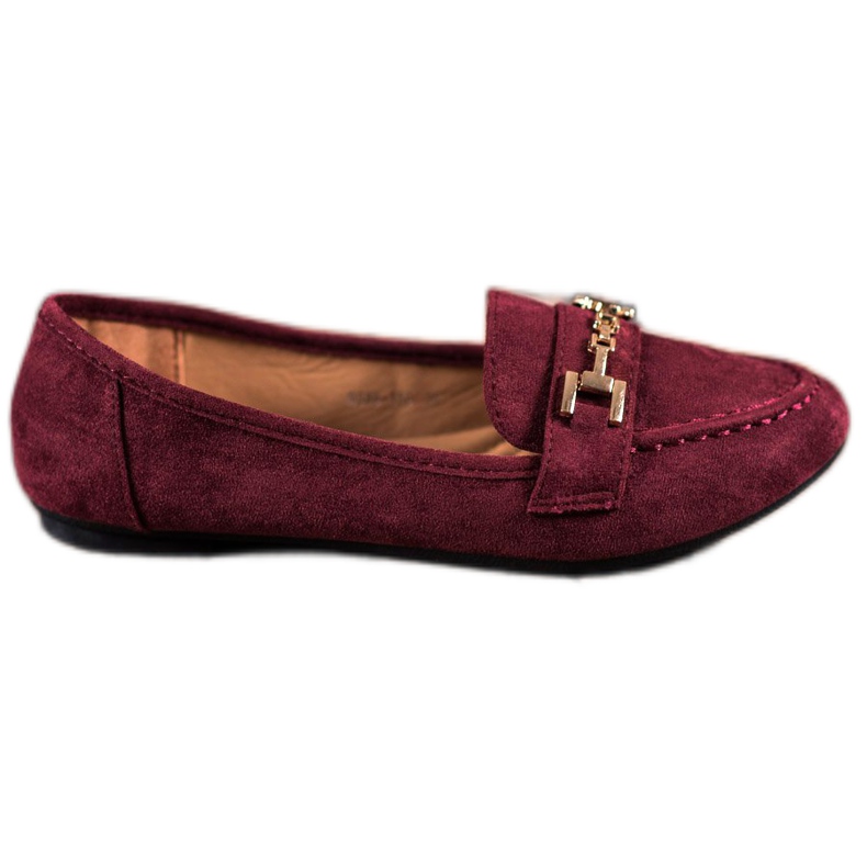 Abloom Suede Lords s ukrasom crvena