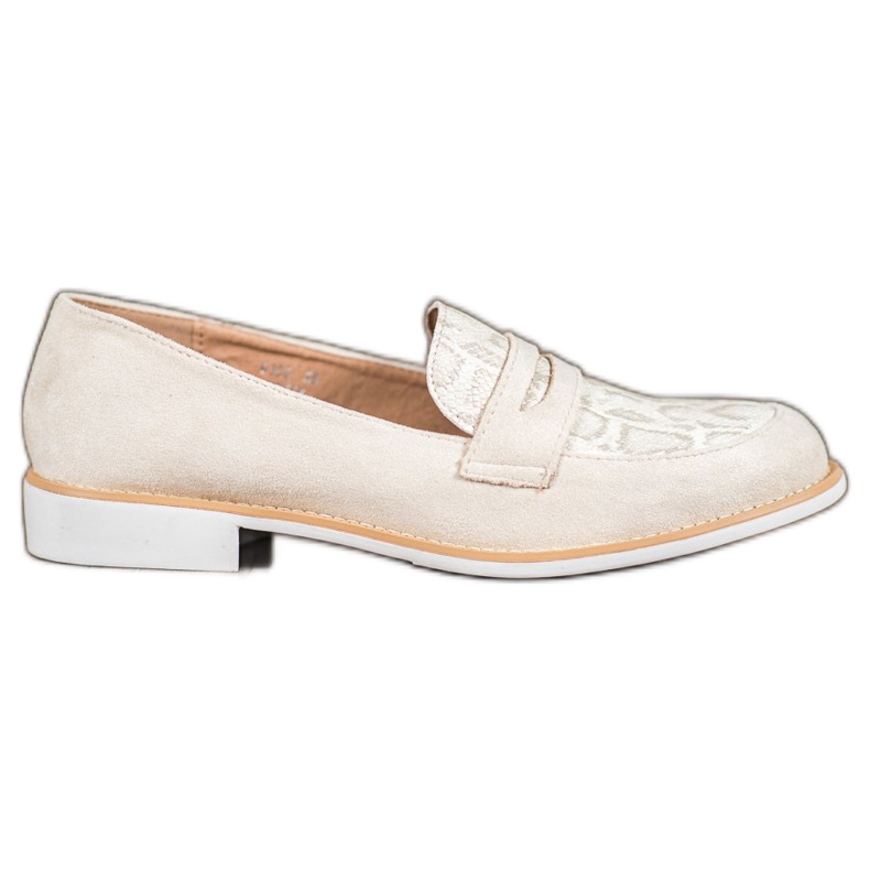 Bestelle Mokasine sa sjajem smeđa