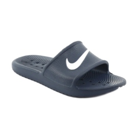 Nike Kawa Tuš 832528 400 papuče bijela tamnoplava