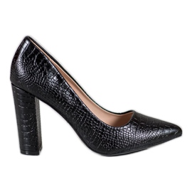 Diamantique Pumpe na stupu crna