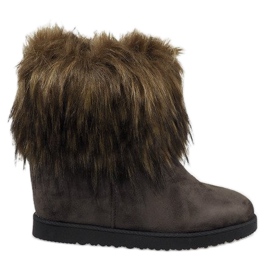 Zelene eskimske suknje s klinovima E4899 višebojan zelena