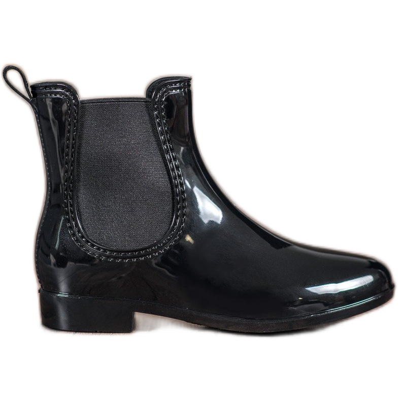 SHELOVET Lakirane galoše crno