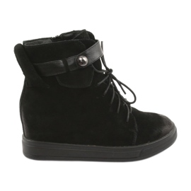 M.Daszyński Crne tenisice s patentnim zatvaračem 143 crna