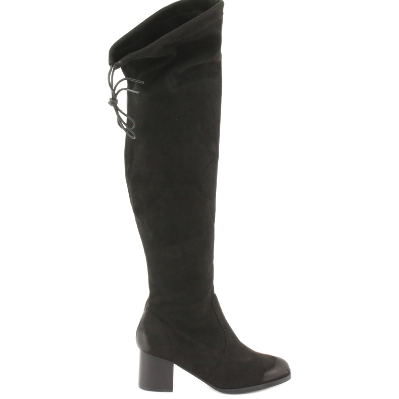 M.Daszyński Čizme od antilopa preko koljena 1715 crno