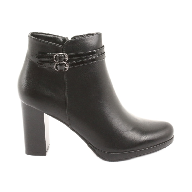 M.Daszyński Ženske čizme na postu crno