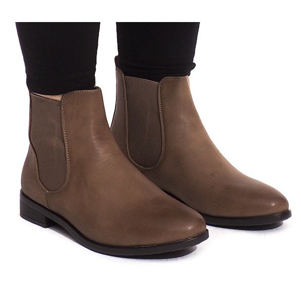 Tople čizme ZH672-1 Khaki kaki