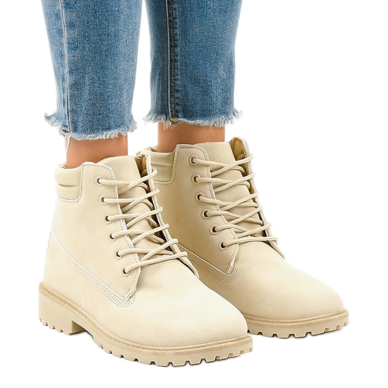 Bež planinarske čizme bez izolacije W-3033