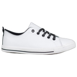 SHELOVET Udobne tenisice bijela