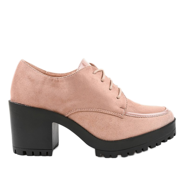 Ružičaste čizme na postolju masivne HQ651 ružičasta