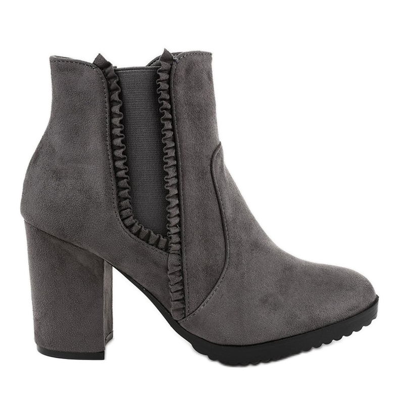 Sive antilop čizme na stupu A-762 siva