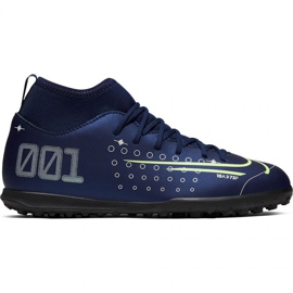 Nike Mercurial Superfly 7 Club Mds Tf Jr BQ5416-401 nogometne cipele tamnoplava blues i tamnoplava