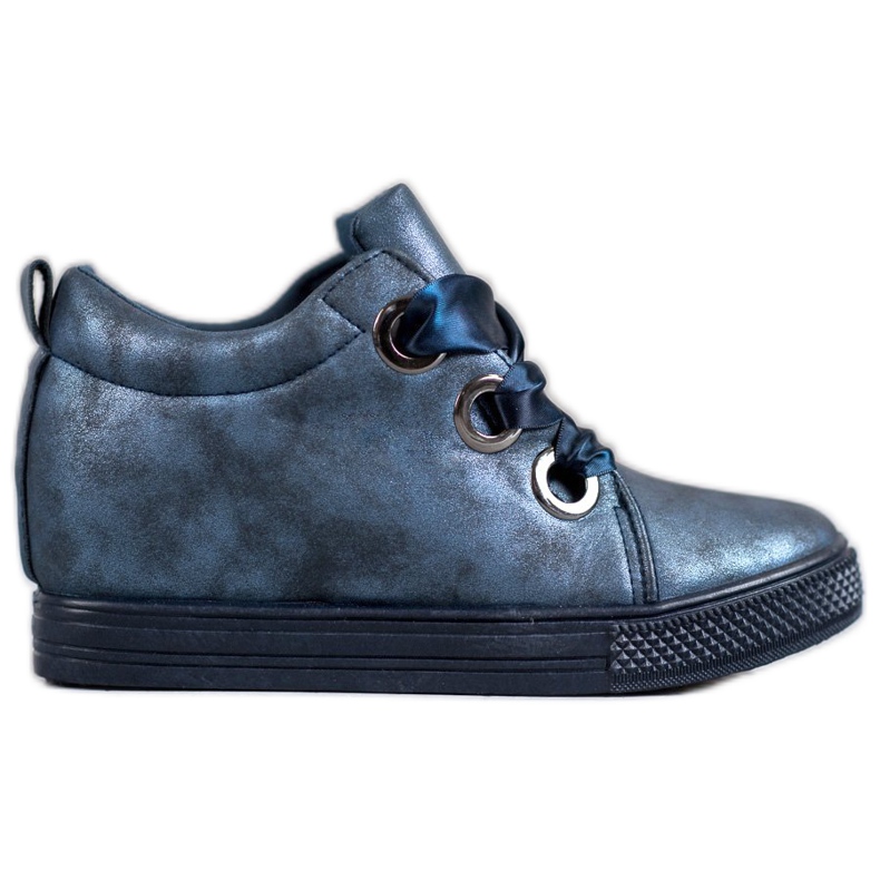 New Tlck Cipele vezane vrpcom plava