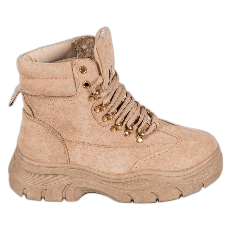 Čizme Na platformi VICES smeđa