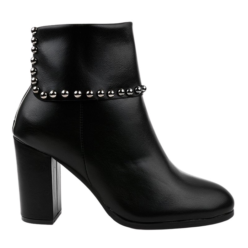 Crne gležnjače s klinovima LJ007 crno