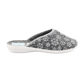 Adanex papuče od pahuljice od filca 24215 bijela siva