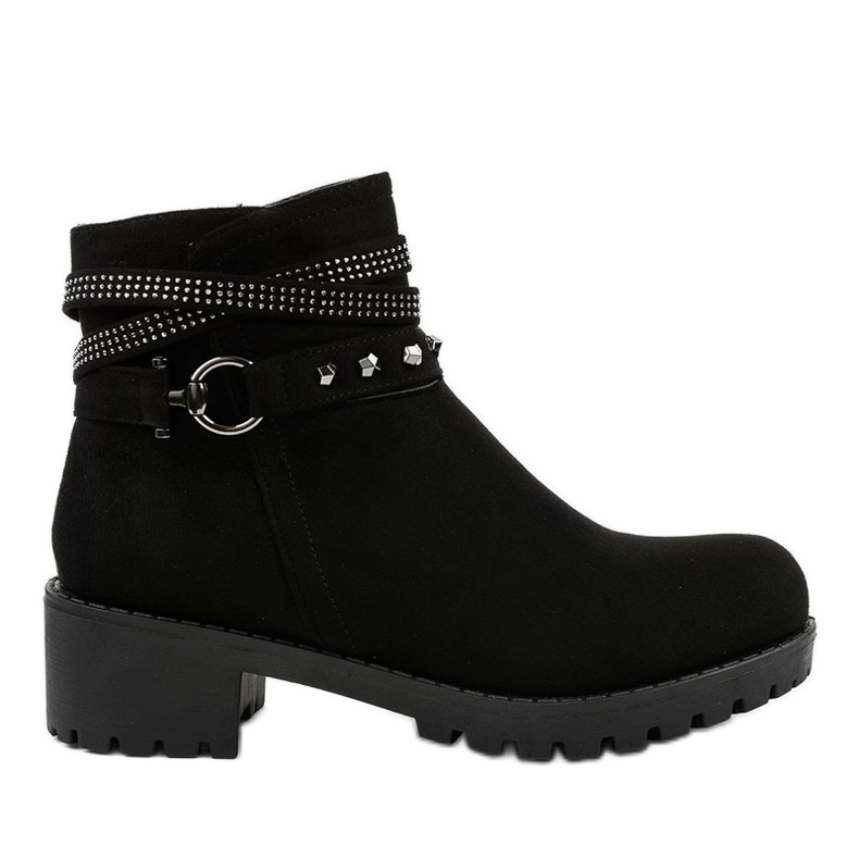 Crne antilop visoke potpetice L3058-29 crno