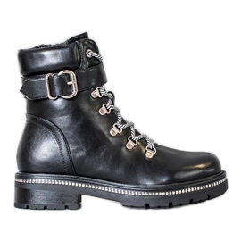 Seastar Crni radnici s kopčom crna