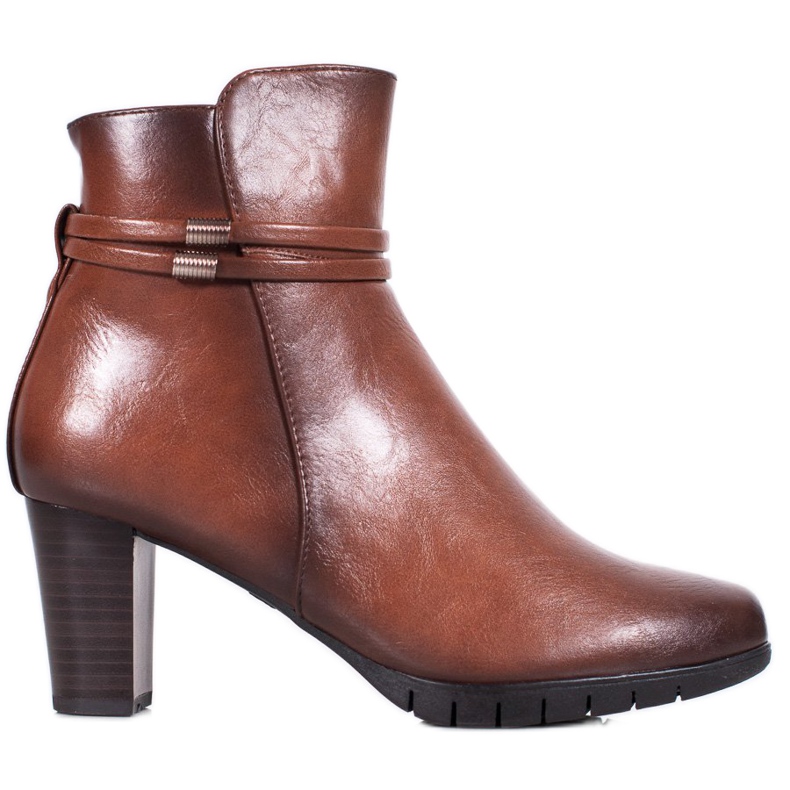 Klasične čizme na postu smeđa