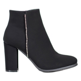 Seastar Mat čizme s kubnim cirkonijem crna