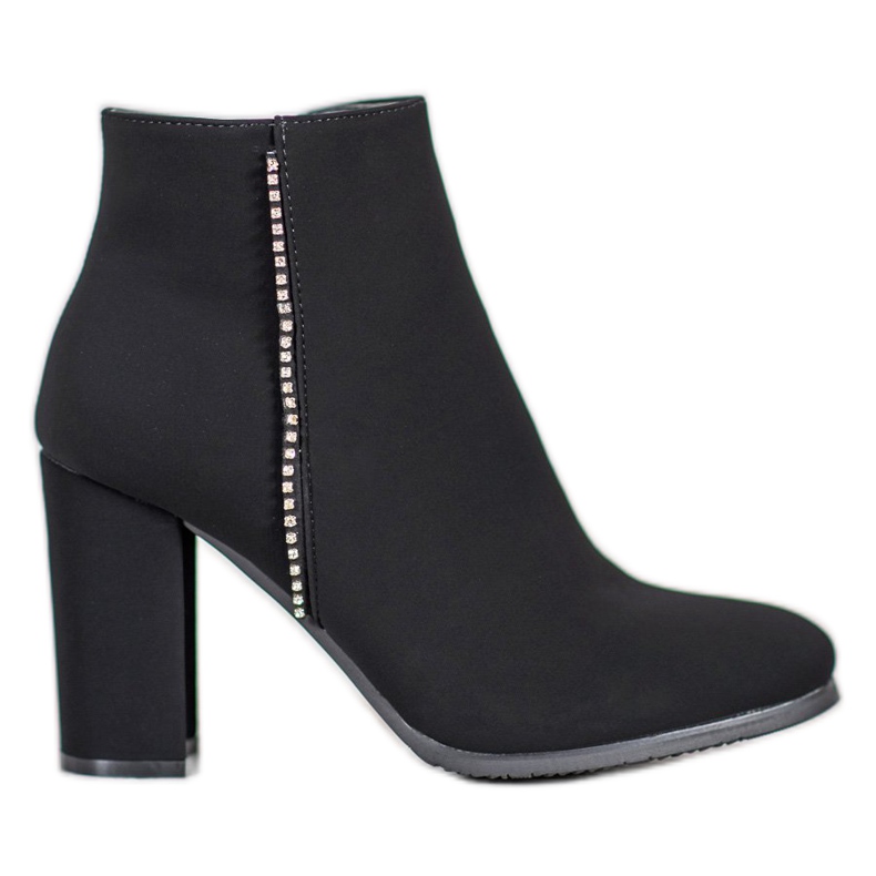 Seastar Mat čizme s kubnim cirkonijem crno