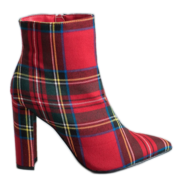 Seastar Elegantne čizme na postu crvena raznobojna