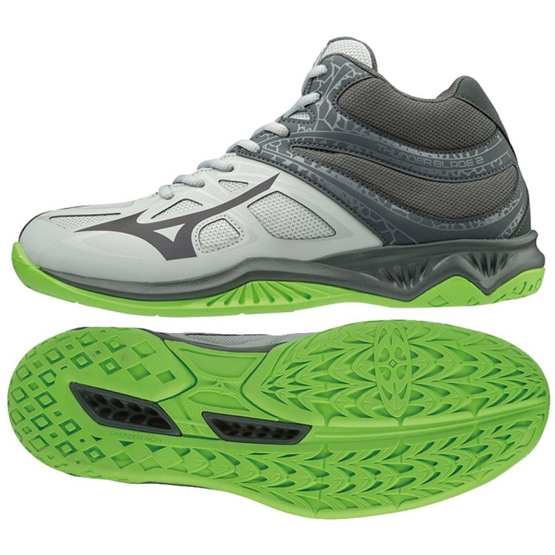 Cipele Mizuno Thunder Blade 2 Mid M V1GA197537 siva siva