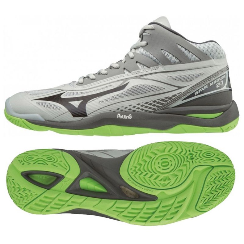 Mizuno Wave Mirage 2.1 Mid M X1GA187037 cipele siva nijanse sive