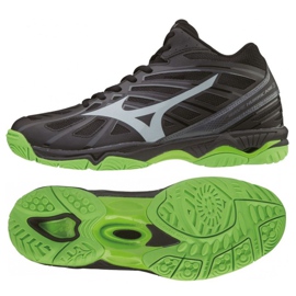 Uragan Mizuno Wave 3 Mid M V1GA174537 crna crna