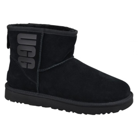 Ugg Classic Mini gumeni logotip W 1108231-BLK crna