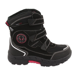 American Club Crne čizme s američkom membranom HL23 crna crvena