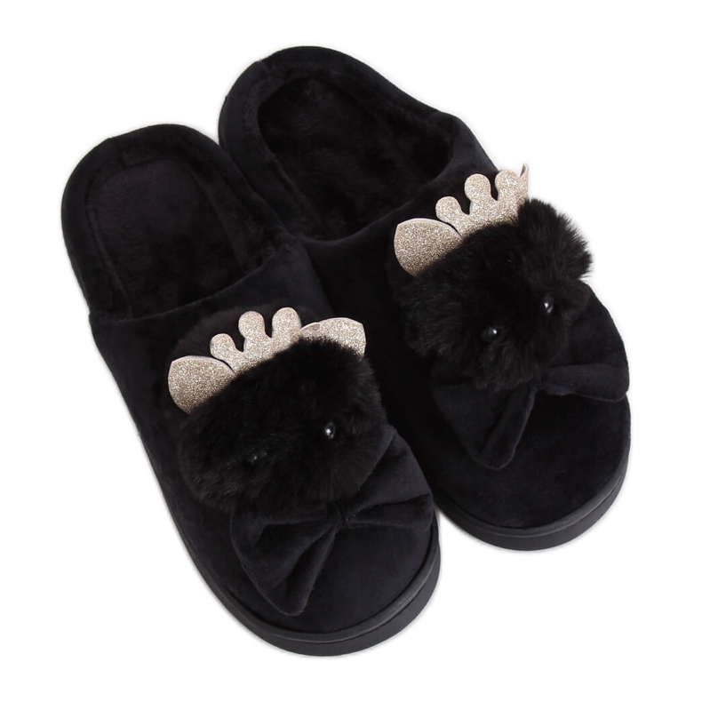 Crne ženske crne papuče DD112 Crne crno