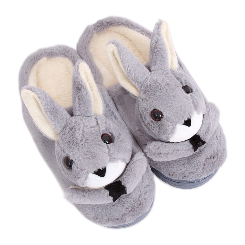 Zelene papuče zečice siva MA17 Siva