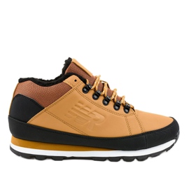 Žute 9WH917 izolirane čizme za snijeg crna višebojan žuta boja