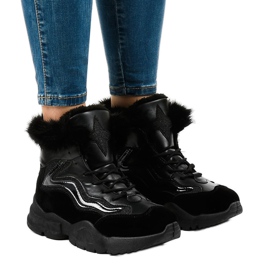 Crne izolirane tenisice LS-2062 crno