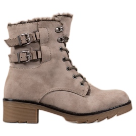 Sergio Leone Tople čizme na vezanje smeđa