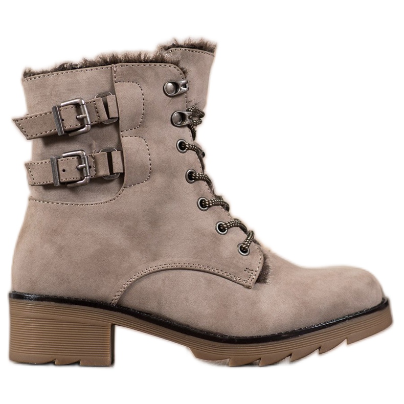 Sergio Leone Tople čizme na vezanje smeđa