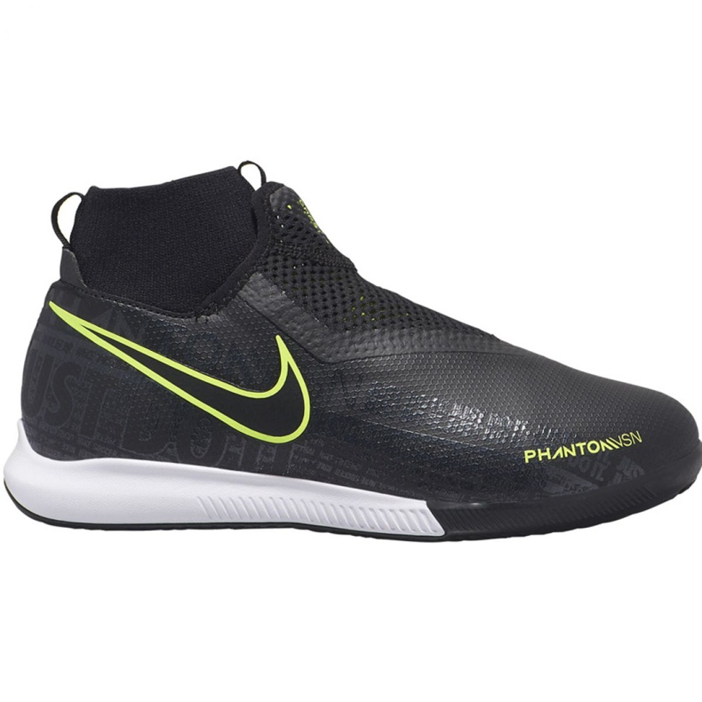 Nike Phantom Vsn Academy Df Ic Jr AO3290 007 nogometne cipele crno crno
