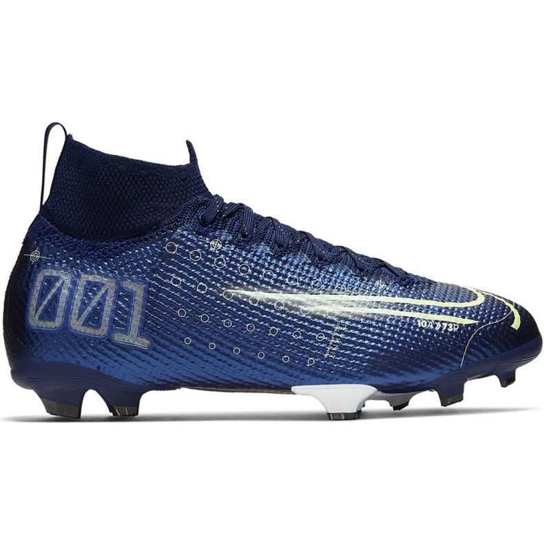 Nike Mercurial Superfly 7 Elite Mds Fg Jr BQ5420 401 nogometna cipela plava plava